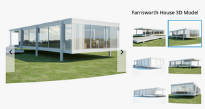 Farnsworth House 3D Modelphotorealistic and highly detailed with textures