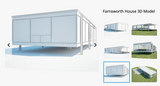 Farnsworth House 3D Modelphotorealistic and highly detailed with textures