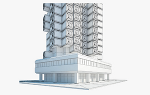 Nakagin Capsule Tower 3D Model