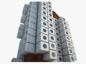 Nakagin Capsule Tower 3D Model