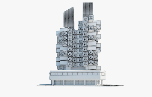 Nakagin Capsule Tower 3D Model