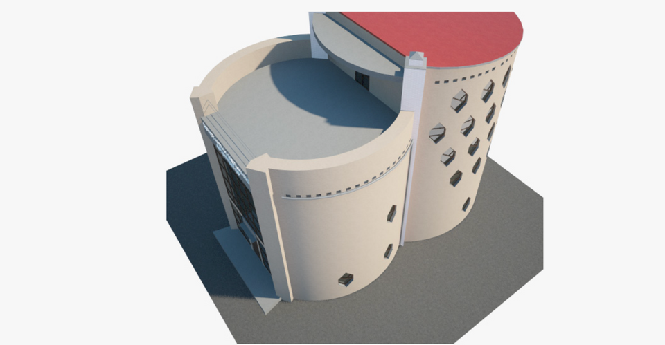 Melnikov House 3D Model