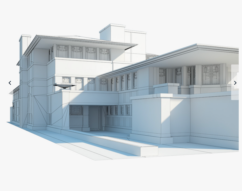 3D Models > Architecture > Buildings Robie House 3D Model