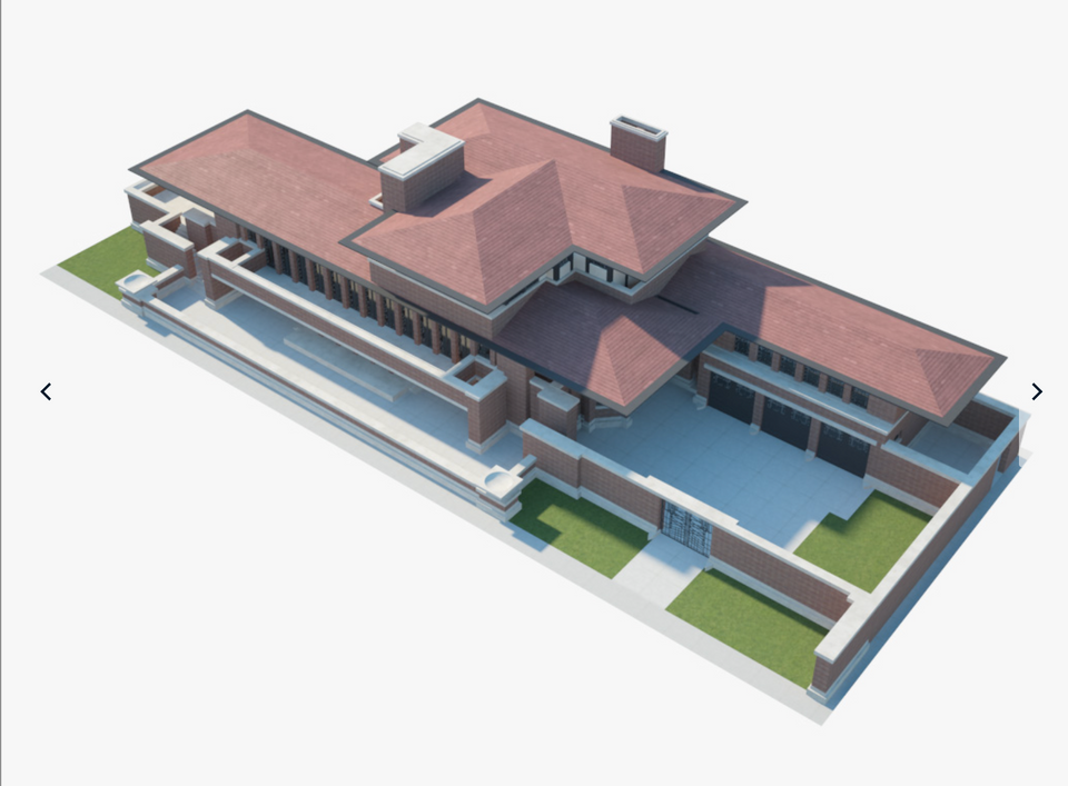 3D Models > Architecture > Buildings Robie House 3D Model